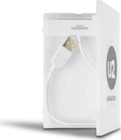 Axagon ADSA-1S 2.5" USB 2.0 Külső HDD/SSD ház - Fehér