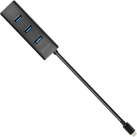 Axagon HUE-S2C USB 3.1 Type-C HUB (4 x USB 3.0 port) Fekete