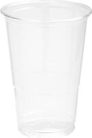Multi Pet Műanyag pohár: sima felületű 2 dl - Víztiszta (50 db)