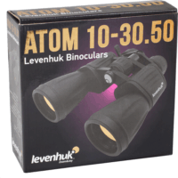 Levenhuk Atom 10-30x50 binokuláris távcső - Fekete