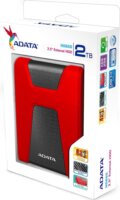 ADATA 2TB HD650 USB 3.1 Külső HDD - Fekete/Piros