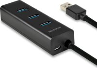 Axagon HUE-S2BL USB 3.0 HUB Gyorstöltő funkcióval (4 port) Fekete