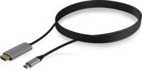 IcyBox IB-CB020-C USB Type-C > HDMI Adapter kábel 1.8m - Szürke