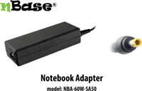 nBase SA50 60W Samsung notebook töltő + kábel