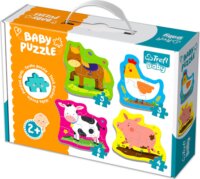Trefl 36070 kisállatok a farmon 3-4-5-6 darabos baba puzzle