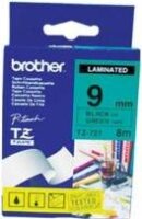 Brother TZ721 P-TOUCH Feliratozógép szalag 9mm fekete