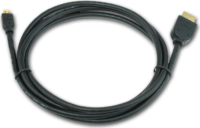 Gembird CC-HDMID-6 HDMI-A apa - Micro HDMI apa összekötő kábel 1.8m Fekete (bulk csomagolás)