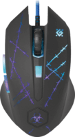 Defender Forced GM-020L USB Gaming Egér - Fekete + Egérpad