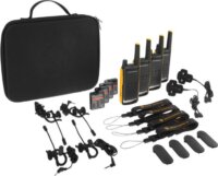 Motorola Talkabout T82 Extreme Quad Walkie Talkie - Fekete / Sárga (4db / csomag)