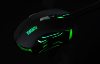 I-box Aurora A-1 Gaming Egér - Fekete/Piros