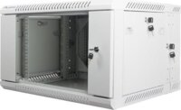 Lanberg 19" Fali rack szekrény 6U 600x600mm - Szürke