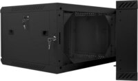 Lanberg 19" Fali rack szekrény 6U 600x600mm - Fekete