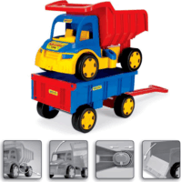 Wader 65100 Óriás Dömper és Kézikocsi Szett 107 cm