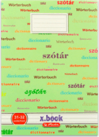 Herlitz Xbook 32 lapos A5 szótárfüzet - Több színben