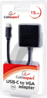 Gembird AB-CM-VGAF-01 USB-C apa > VGA anya Adapter - Fekete