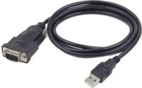 Gembird UAS-DB9M-02 USB 2.0 - RS232 soros port átalakító kábel 1.5m Fekete