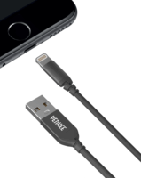 Yenkee YCU 611 BK USB 2.0 apa - Lightning apa iPhone töltőkábel 1m - Fekete