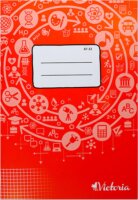 Victoria 32 lapos A4 négyzetrácsos füzet