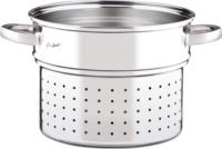 Lamart LTSS2417 8.0L/24cm Tésztafőző Edény Fedővel - Inox
