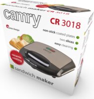 Camry CR 3018 Kerámia Szendvicssütő - Inox