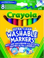 Crayola 58-8328 Lemosható vastag filctoll - Vegyes színek (8db)