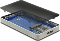 DeLOCK 42594 M.2 B-Key USB 3.0 Külső SSD ház titkosítás funkcióval - Fekete