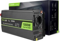 Green Cell INV08 Inverter módosított szinuszhullámformával ( 12V / 220V / 1000W )