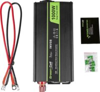 Green Cell INV08 Inverter módosított szinuszhullámformával ( 12V / 220V / 1000W )