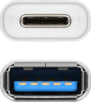 Axagon RUCM-AFA USB 3.1-C apa - USB-A anya Adapter - Ezüst