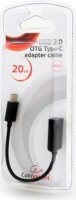 Gembird AB-OTG-CMAF2-01 USB-A anya - USB-C apa adapter - Fekete