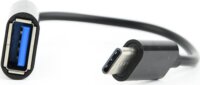 Gembird AB-OTG-CMAF2-01 USB-A anya - USB-C apa adapter - Fekete