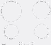 Candy CH64CCW beépíthető kerámia főzőlap - Fehér