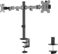 NewStar FPMA-D550DBLACK 10"-32" LCD TV/Monitor asztali tartó kar 2 képernyőhöz - Fekete
