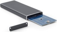 Gembird EE2280-U3C-01 M.2 Micro USB 3.0 Külső HDD ház - Fekete