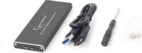 Gembird EE2280-U3C-01 M.2 Micro USB 3.0 Külső HDD ház - Fekete