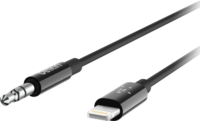 Belkin AV10172BT03-BLK MIXIT 3.5mm Jack - Lightning Adapter kábel 0.9m Fekete
