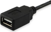 Equip 133310 USB2.0-A apa - USB2.0-A anya Aktív hosszabbító kábel 10m - Fekete