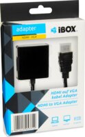 iBox IAHV01 HDMI apa - VGA anya adapter - Fekete