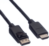 Value 11.99.5779 DisplayPort apa - HDMI apa Kábel 1.5m Fekete