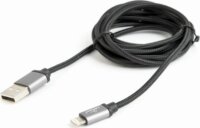 Gembird CCB-MUSB2B-AMLM-6 USB 2.0-A apa - Lightning Adat- és töltőkábel 1.8m - Fekete