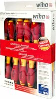 WIHA 3201K12 SoftFinish electric slimFix VDE 12 részes szigetelt csavarhúzó készlet
