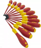 WIHA 3201K12 SoftFinish electric slimFix VDE 12 részes szigetelt csavarhúzó készlet