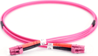 Digitus DK-2533-05-4 optikai patch kábel LC Duplex 5m - Rózsaszín