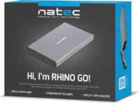 Natec Rhino Go 2.5" USB 3.0 Külső HDD ház - Szürke