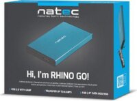 Natec Rhino Go 2.5" USB 3.0 Külső HDD ház - Kék