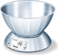 Beurer KS 54 Elektronikus konyhai tálas mérleg - Rozsdamentes acél
