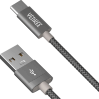 Yenkee YCU 301 GY USB-A - USB-C (apa - apa) kábel 1m - Szürke