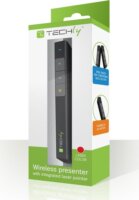 Techly USB Wireless Prezenter lézer fénnyel - Fekete