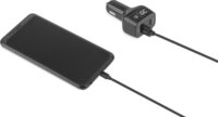 Green Cell CAD33 Autós USB töltő (2 port: USB-C Power Delivery + USB Quick Charge 3.0) 42W Fekete