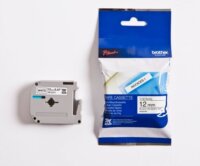 Brother MK231BZ P-Touch Feliratozógép szalag 12mm fehér alapon fekete, nem laminált műanyag